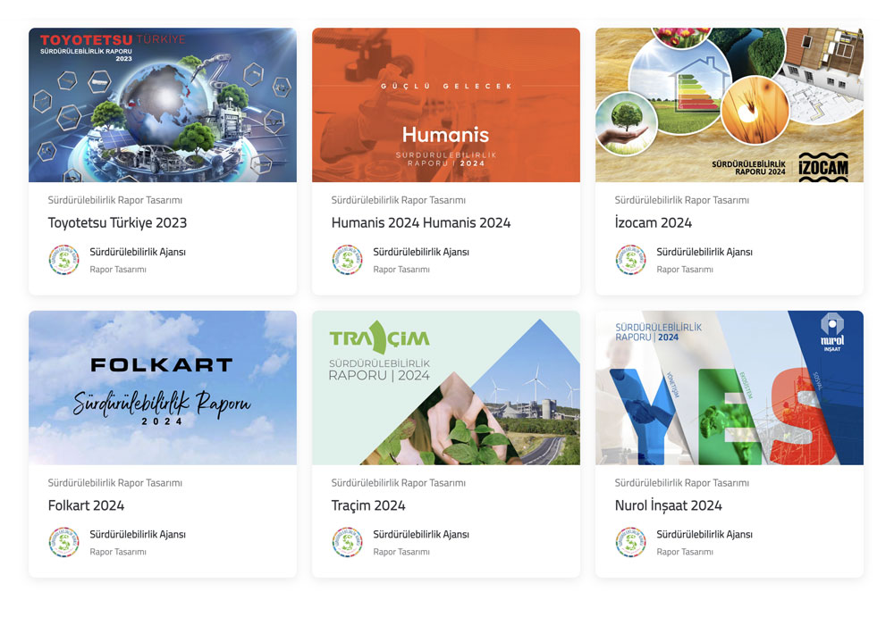 Sürdürülebilirlik Rapor Tasarımı